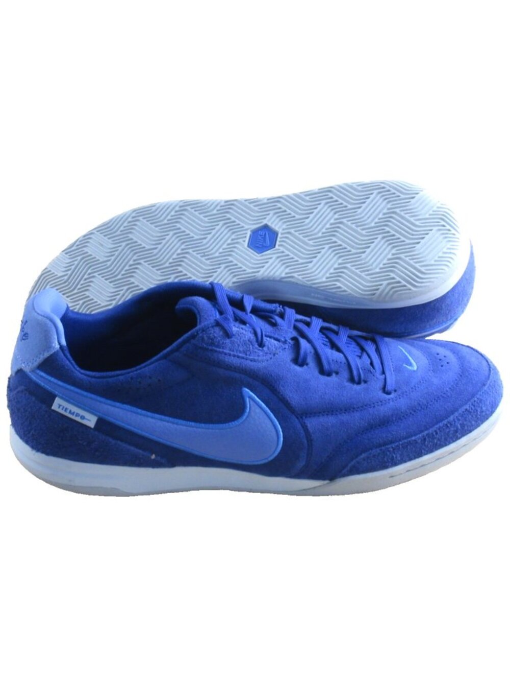 Nike Men's Tiempo Streetgato PRM IC Soccer Shoes Deep Royal Blue Polar Size 10 - Picture 2 of 7